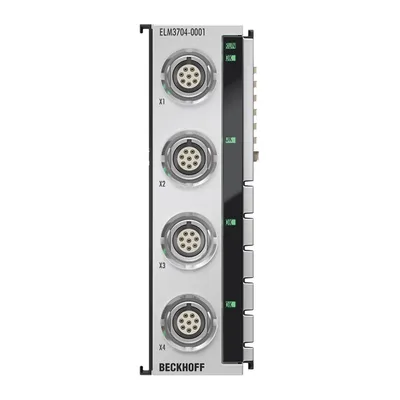 EtherCAT Terminal, 4-channel analog input, multi-function, 24 bit, 10 ksps, LEMO
