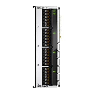 EtherCAT Terminal, 4-channel analog input, multi-function, 24 bit, 10 ksps, TC compensation