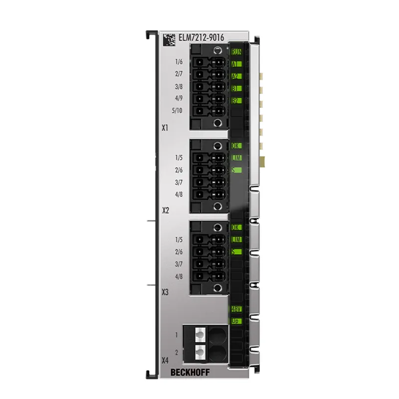 EtherCAT Terminal, 2-channel motion interface, servomotor, 48 V DC, 4.5 A, OCT, STO, TwinSAFE Logic