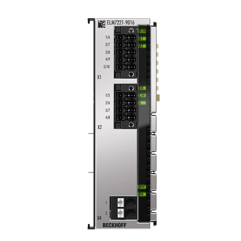 EtherCAT Terminal, 1-channel motion interface, servomotor, 48 V DC, 8 A, OCT, STO, TwinSAFE Logic