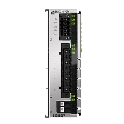 EtherCAT Terminal, 1-channel motion interface, servomotor, 48 V DC, 16 A, OCT, STO, TwinSAFE Logic