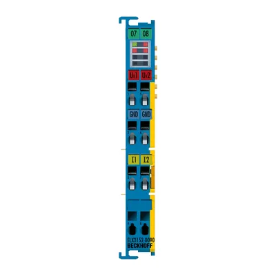 EtherCAT Terminal, 2-channel analog input, current, 0/4…20 mA, 16 bit, single-ended, Ex i, TwinSAFE SC