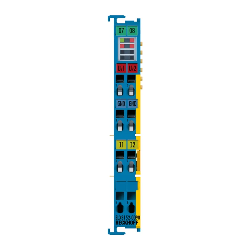 EtherCAT Terminal, 2-channel analog input, current, 0/4…20 mA, 16 bit, single-ended, Ex i, TwinSAFE SC