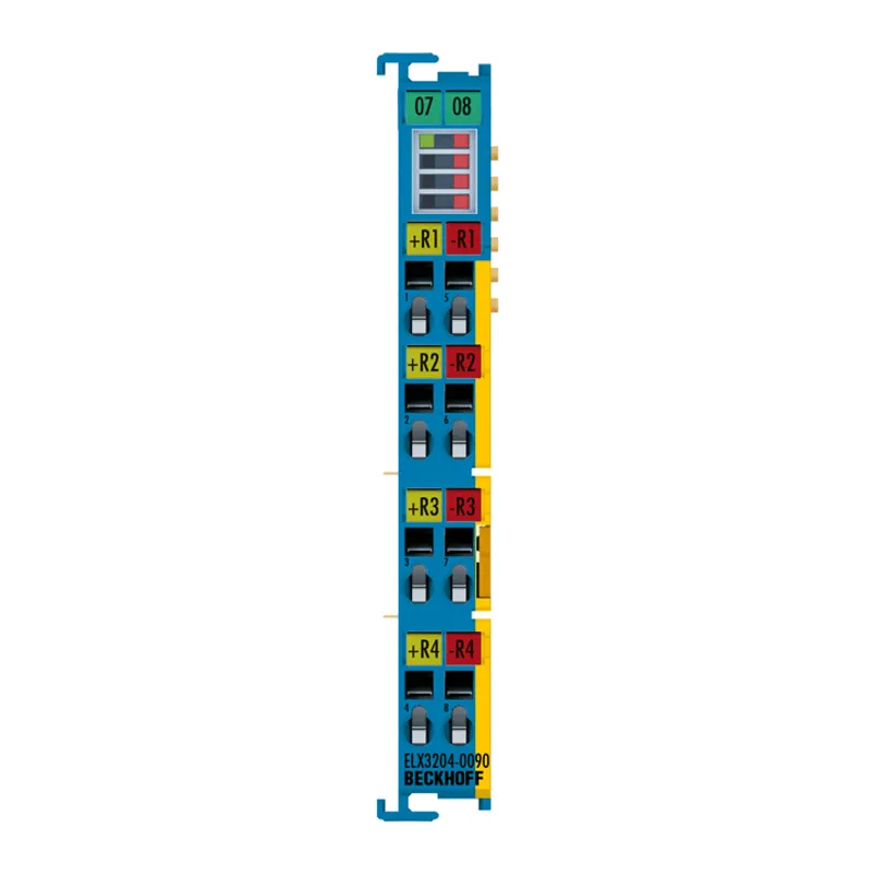 EtherCAT Terminal, 4-channel analog input, temperature, RTD (Pt100), 16 bit, Ex i, TwinSAFE SC