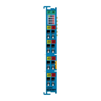 EtherCAT Terminal, 4-channel analog input, temperature, RTD (Pt100), 16 bit, Ex i