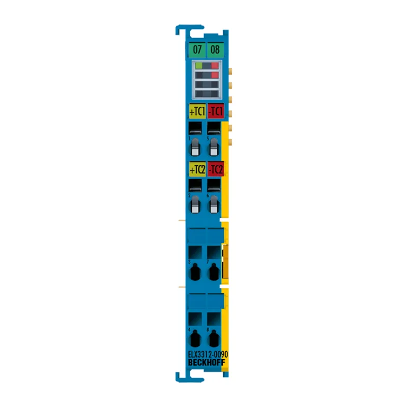 EtherCAT Terminal, 2-channel analog input, temperature, thermocouple, 16 bit, Ex i, TwinSAFE SC