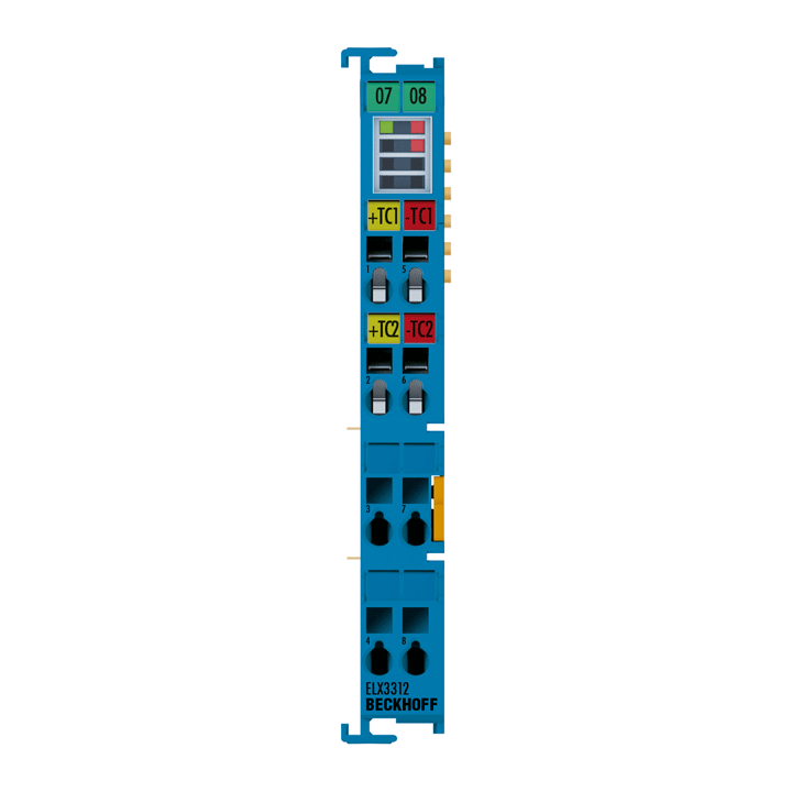 EtherCAT Terminal, 2-channel analog input, temperature, thermocouple, 16 bit, Ex i