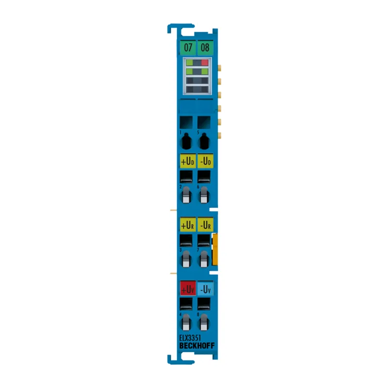 EtherCAT Terminal, 1-channel analog input, measuring bridge, full bridge, 24 bit, Ex i