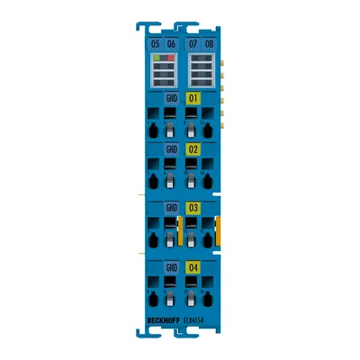 EtherCAT Terminal, 4-channel analog output, current, 0/4…20 mA, 16 bit, single-ended, Ex i