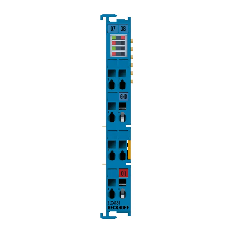 EtherCAT Terminal, 1-channel analog output, current, 0/4…20 mA, 16 bit, single-ended, HART, Ex i