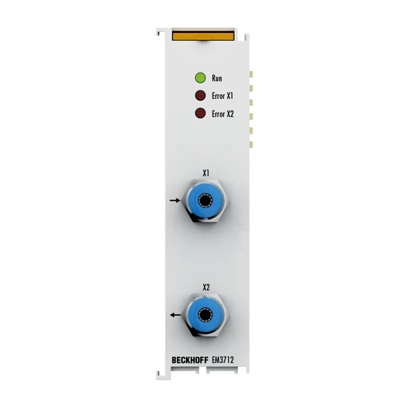 EtherCAT Terminal, 2-channel analog input, relative pressure, ±1000 hPa (-1…+1 bar)