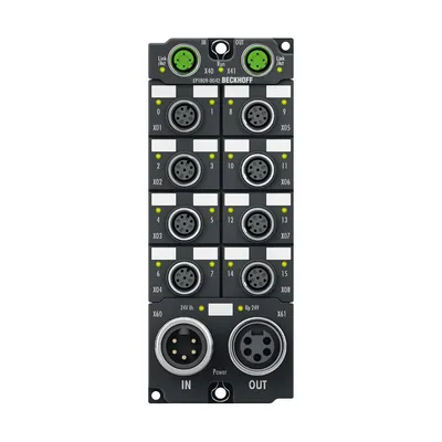 EtherCAT Box, 16-channel digital input, 24 V DC, 3 ms, M12