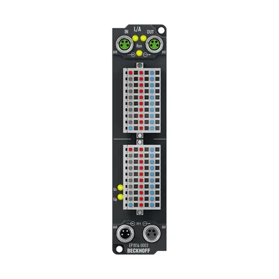 EtherCAT Box, 16-channel digital input, 24 V DC, 10 µs, IP20 connector