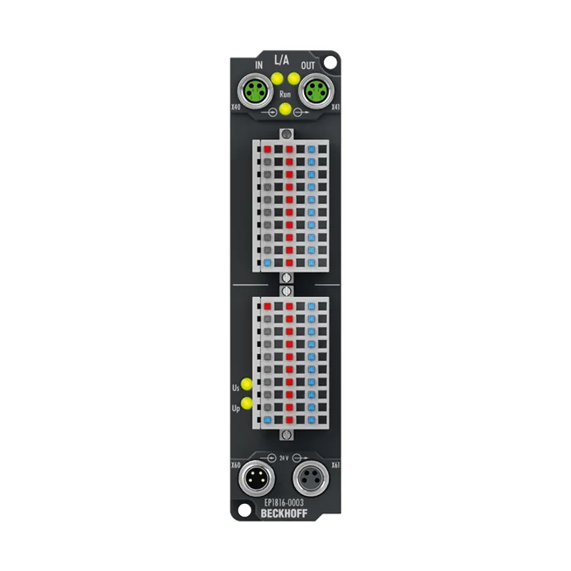 EtherCAT Box, 16-channel digital input, 24 V DC, 10 µs, IP20 connector