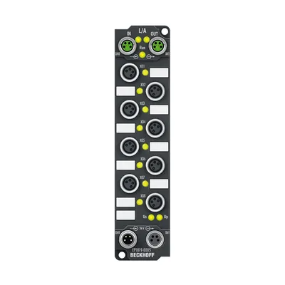 EtherCAT Box, 16-channel digital input, 24 V DC, 10 µs, M8, 4-pin