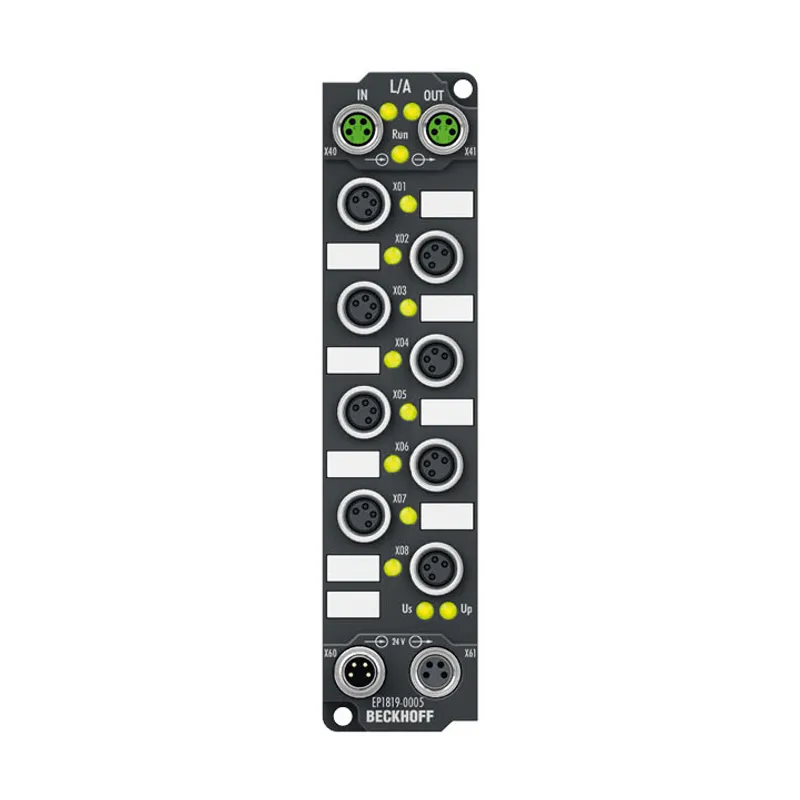 EtherCAT Box, 16-channel digital input, 24 V DC, 10 µs, M8, 4-pin