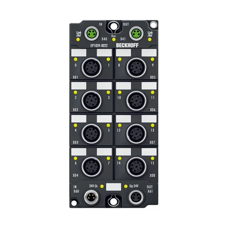 EtherCAT Box, 16-channel digital input, 24 V DC, M12, with extended diagnostics