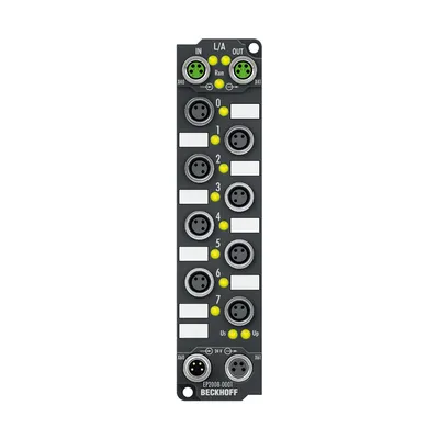 EtherCAT Box, 8-channel digital output, 24 V DC, 0.5 A, M8