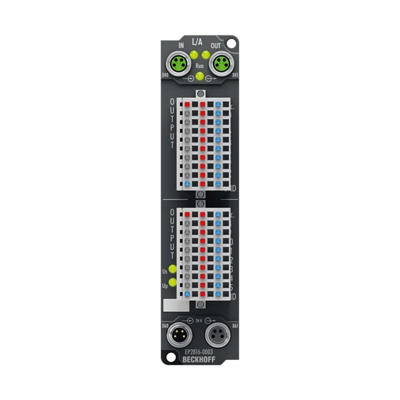 EtherCAT Box, 16-channel digital output, 24 V DC, 0.5 A, IP20 connector