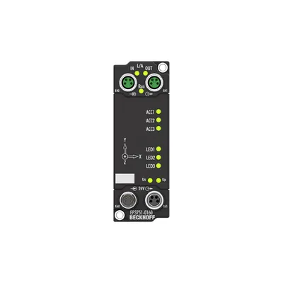 EtherCAT Box, 1-channel, 1 x 3-axis accelerometers