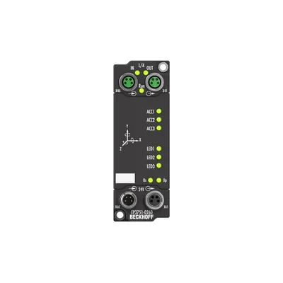 EtherCAT Box, 1-channel, 1 x 3-axis accelerometer, 1 x 3-axis gyroscope