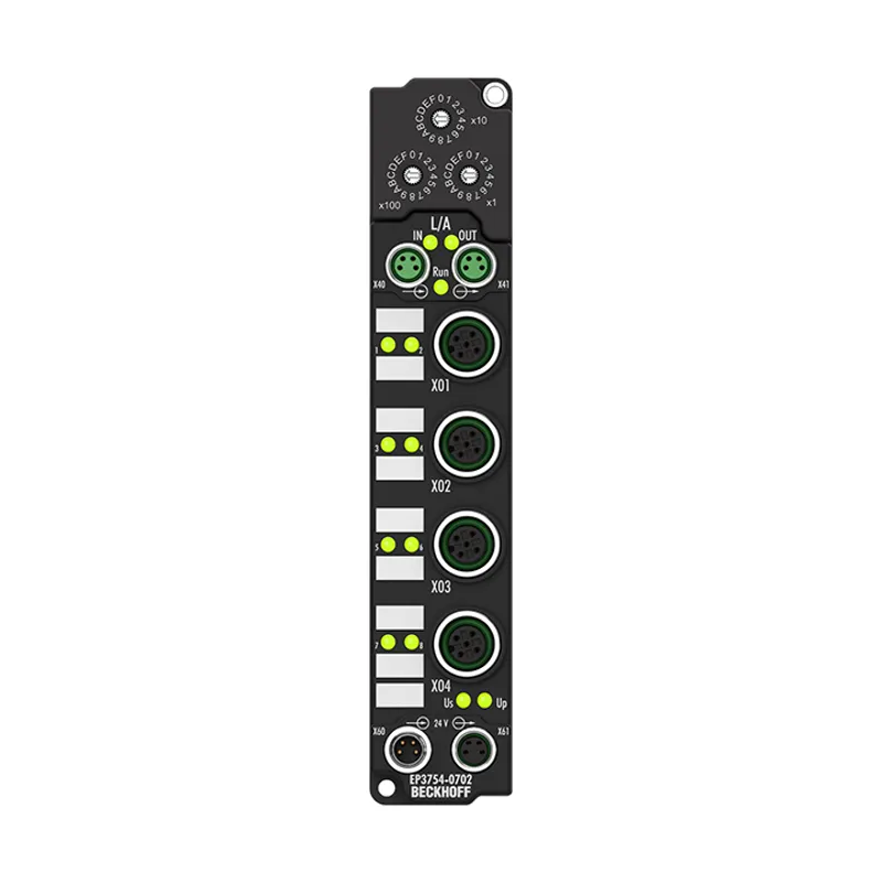 EtherCAT Box, 4-channel analog input, ID switch, multi-function, M12