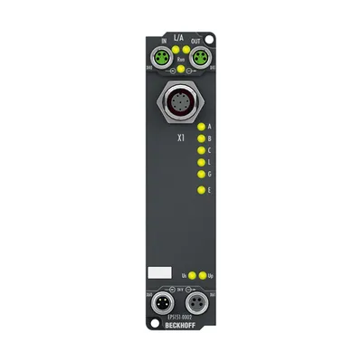 EtherCAT Box, 1-channel encoder interface, incremental, 24 V DC HTL, 100 kHz, M12