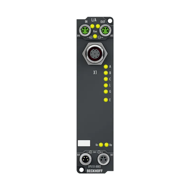 EtherCAT Box, 1-channel encoder interface, incremental, 24 V DC HTL, 100 kHz, M12