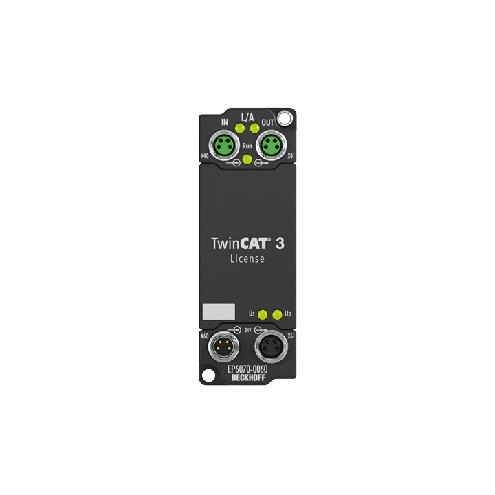 EtherCAT Box, license key for TwinCAT 3.1