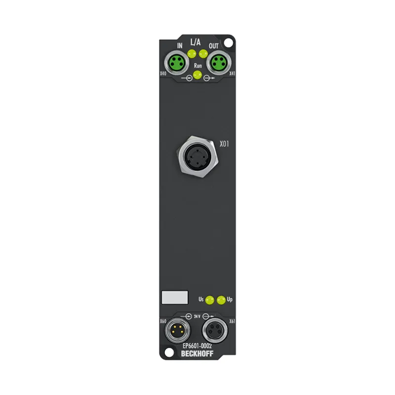 EtherCAT Box, 1-port communication interface, Ethernet switch port