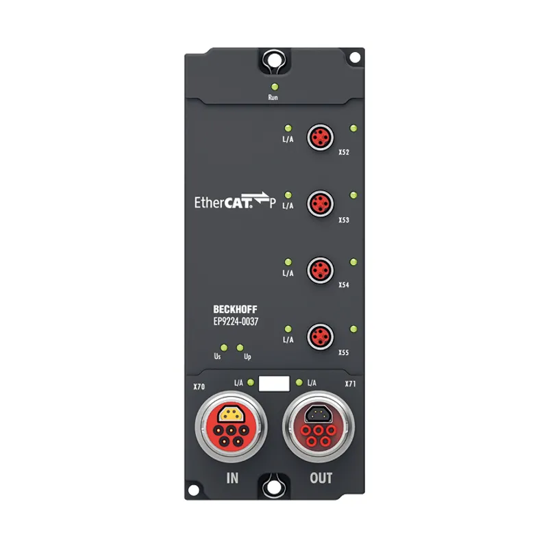 EtherCAT Box, 4-channel power distribution, ENP to EtherCAT P