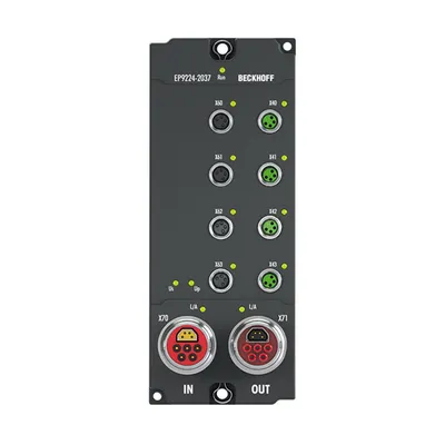 EtherCAT Box, 4-port junction, with power supply, ENP, B17