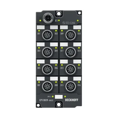 IO-Link box, 16-channel digital input, 24 V DC, adjustable, M12