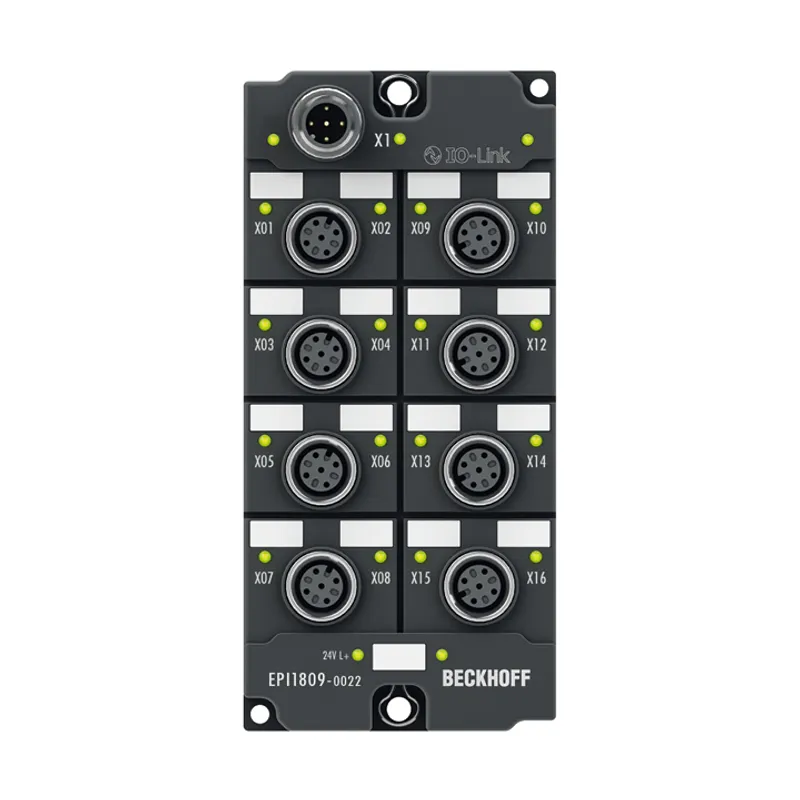 IO-Link box, 16-channel digital input, 24 V DC, adjustable, M12