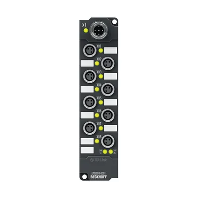 IO-Link box, 8-channel digital output, 24 V DC, 0.5 A, M8