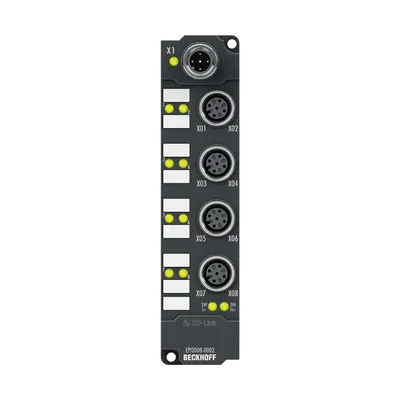 IO-Link box, 8-channel digital output, 24 V DC, 0.5 A, M12