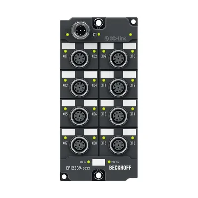 IO-Link box, 16-channel digital combi, 24 V DC, adjustable, 0.5 A, M12