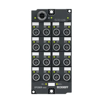 IO-Link box, 16-channel digital output, 24 V DC, 0.5 A, M8