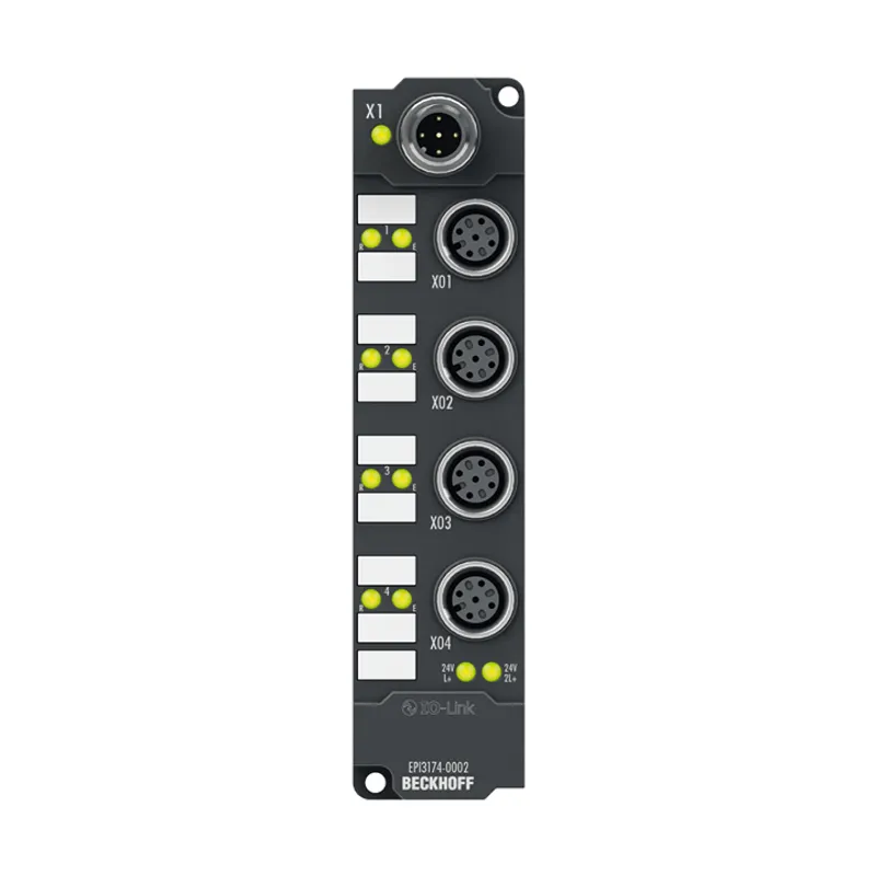 IO-Link box, 4-channel analog input, multi-function, ±10 V, 0/4…20 mA, 16 bit, differential, M12