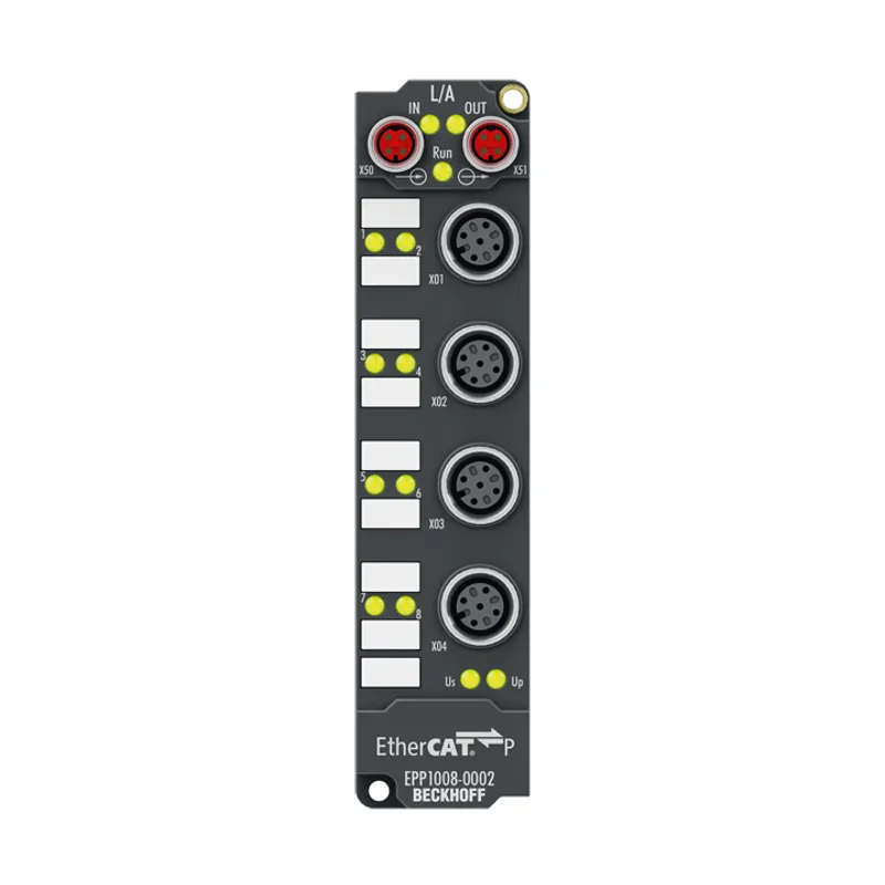 EtherCAT P Box, 8-channel digital input, 24 V DC, 3 ms, M12