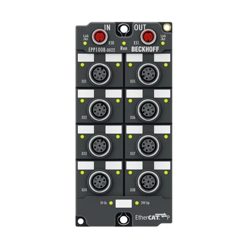 EtherCAT P Box, 8-channel digital input, 24 V DC, 3 ms, M12