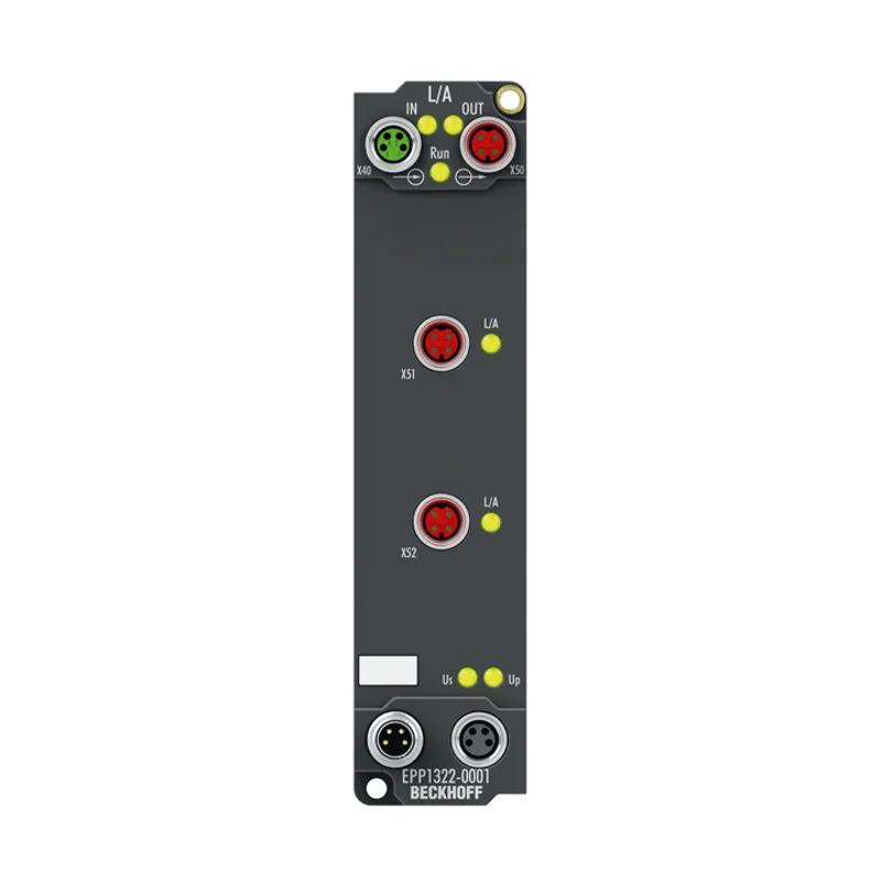 EtherCAT P Box, 2-port EtherCAT-to-EtherCAT P feed-in