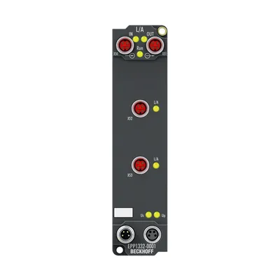 EtherCAT P Box, 2-port EtherCAT P junction, with refresh