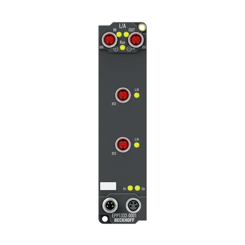 EtherCAT P Box, 2-port EtherCAT P junction, with refresh