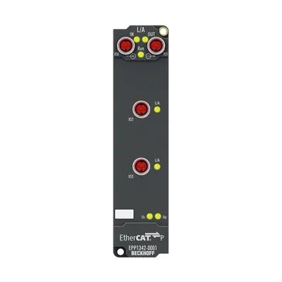 EtherCAT P Box, 2-port EtherCAT P junction