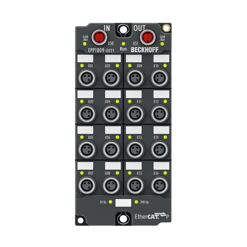 EtherCAT P Box, 16-channel digital input, 24 V DC, 3 ms, M8