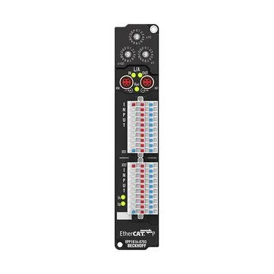 EtherCAT P Box, 16-channel digital input, ID switch, 24 V DC, 10 µs, IP20 connector