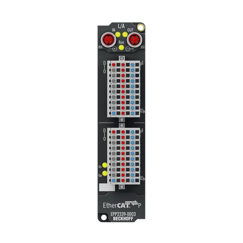 EtherCAT P Box, 16-channel digital combi, 24 V DC, 3 ms, 0.5 A, IP20 connector