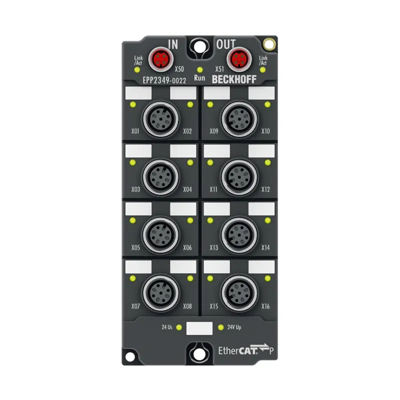EtherCAT P Box, 16-channel digital combi, 24 V DC, 10 µs, 0.5 A, M12