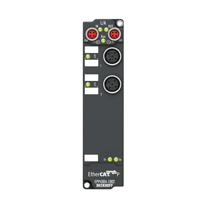 EtherCAT P Box, 2-channel analog input + 2-channel analog output, voltage, ±10 V, 16 bit, single-ended, M12, 2 x digital input 24 V DC
